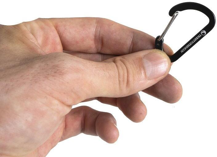 Aluminiumskarabinkroker 8 stk bakside