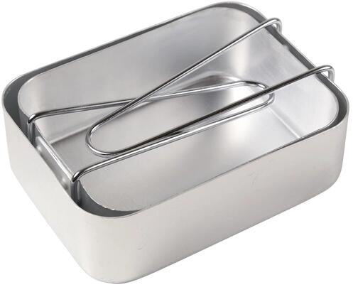 Aluminiumsskåler 2er sett med klappbare håndtak 410 g - Regatta sammenlagte håndtak