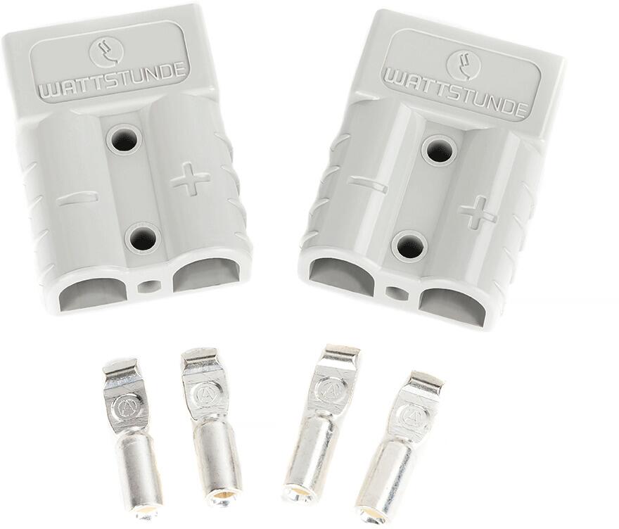 Anderson-kontakt 50A, 4-6 mm² kabeltverrsnitt - WATTSTUNDE detalj