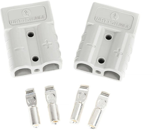 Anderson-kontakt 50A, 4-6 mm² kabeltverrsnitt - WATTSTUNDE detalj