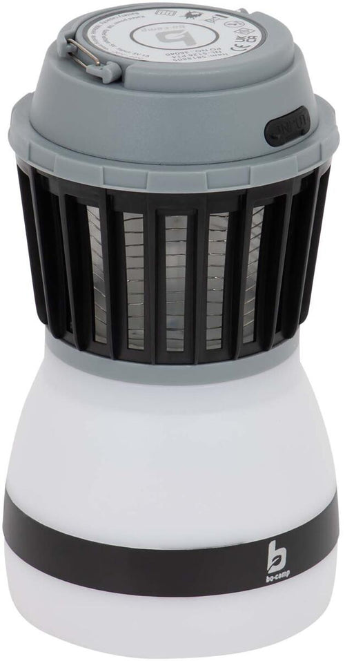 Androm insektlampe og bordlykt forfra hvit modell