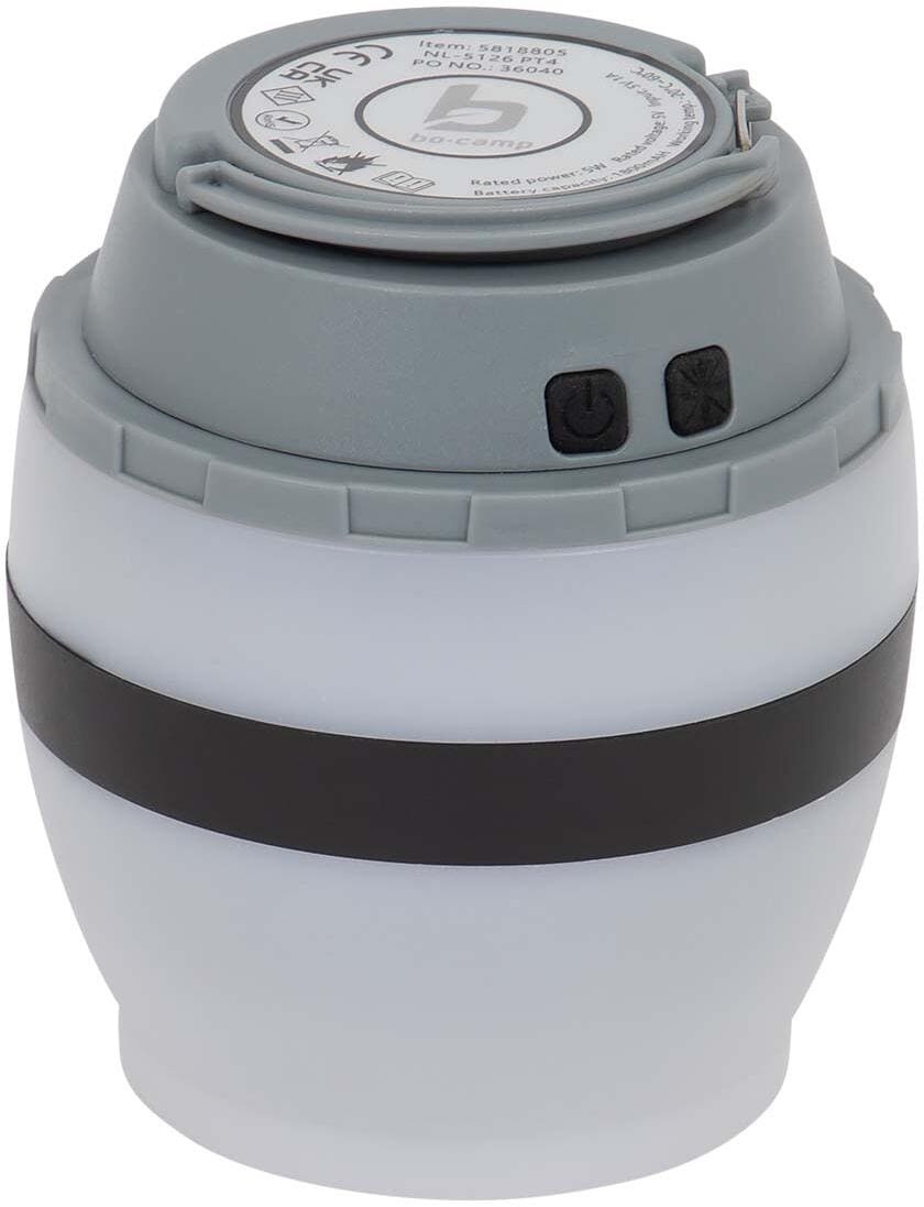 Androm insektlampe og bordlykt bakside med justering