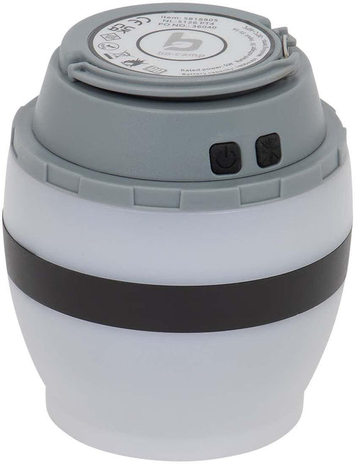 Androm insektlampe og bordlykt bakside med justering