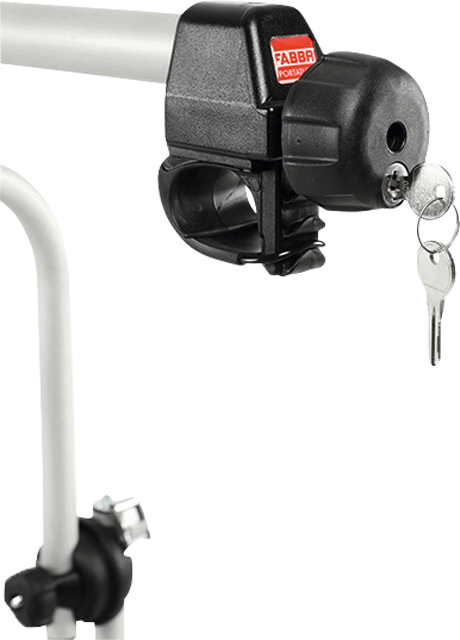 Anti-Theft Knob tyverisikring for sykkelstativ M6 - Fabbri forfra