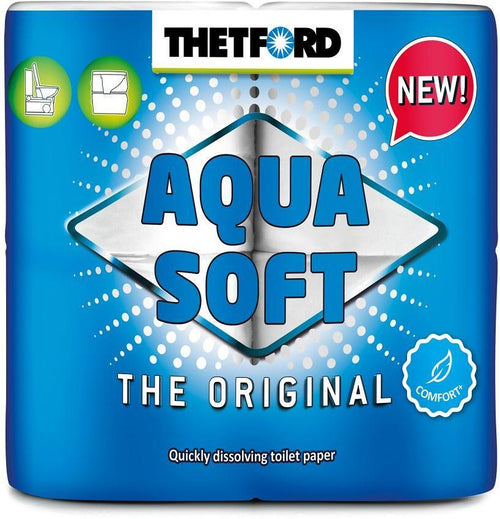 Aqua Soft toalettpapir for kassettoalett Thetford bakside