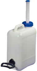 Aquafill påfyllskanne 16 liter DIN 96 med tappekran - Comet forfra