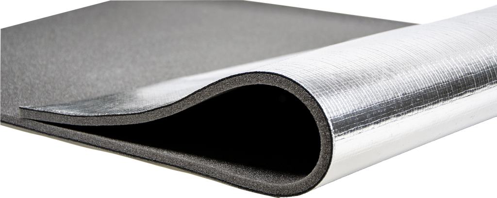 ArmaComfort Barrier lyddempmatte aluminium 2x1 m forfra