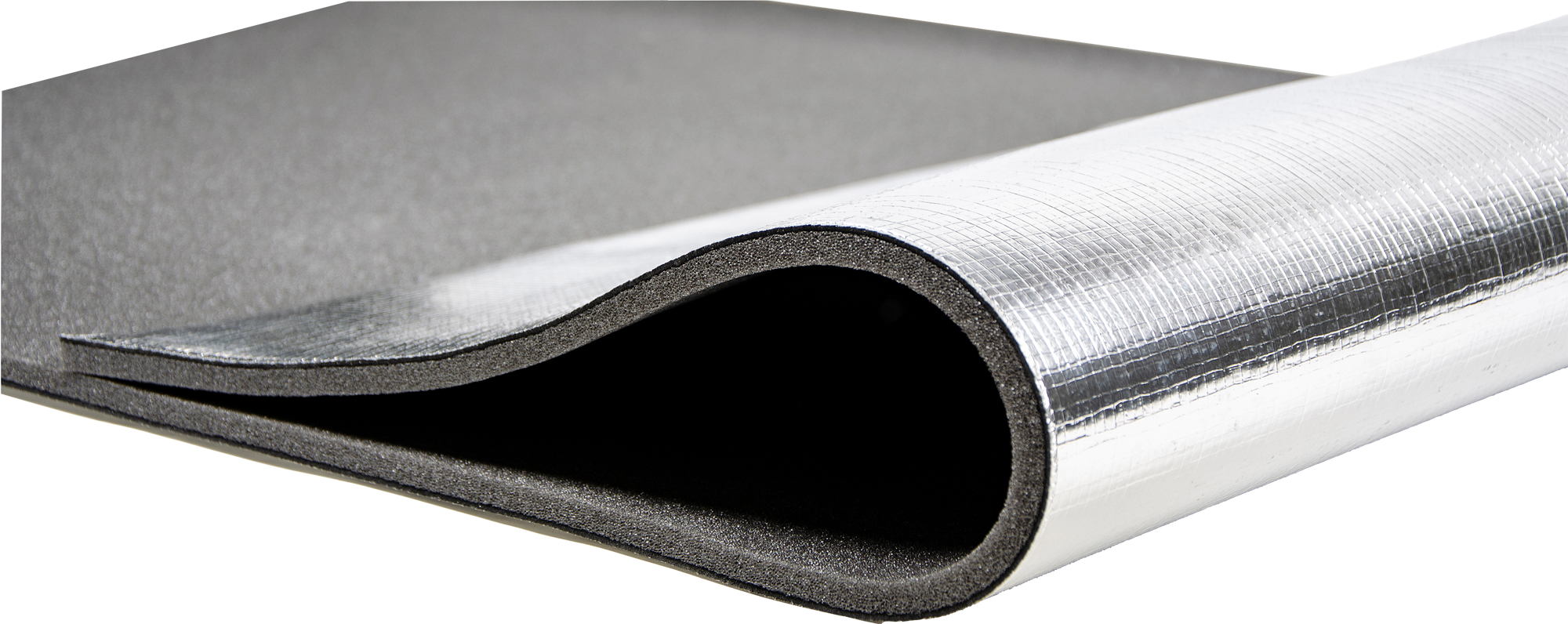 ArmaComfort Barrier lyddempmatte aluminium 2x1 m forfra