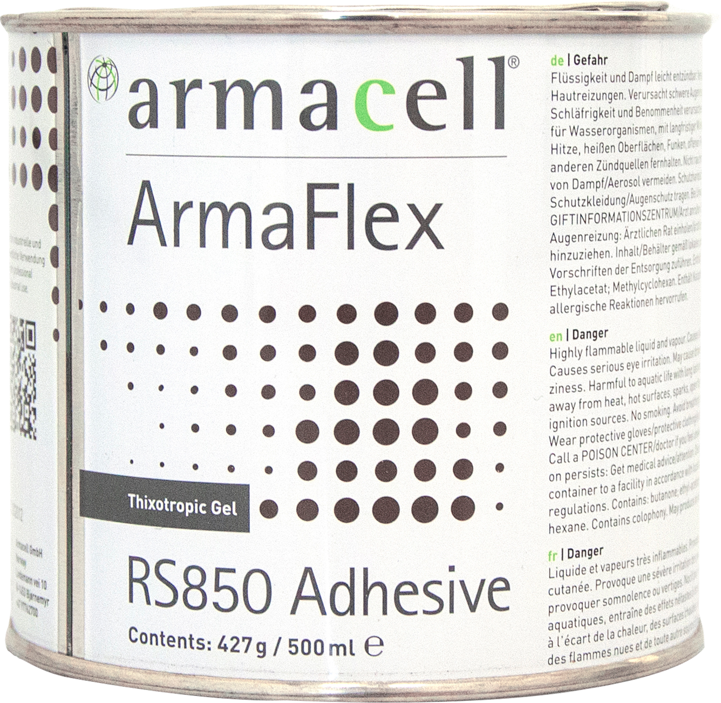 ArmaFlex kontaktlim RS 850 dryppfri 0,5 liter fra Armacell