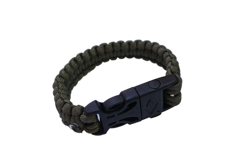 Armbånd med firesteel og signalpipe 25 cm Origin Outdoors for turbruk