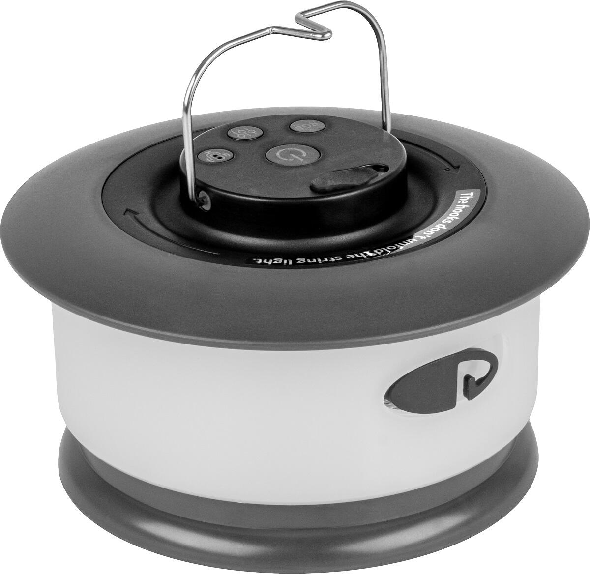 Astra LED-lyslenke 10m med campinglampe 2-i-1 - Brunner forfra