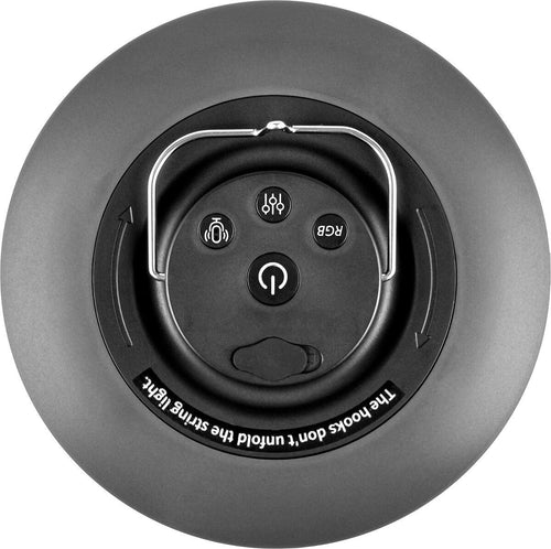 Bakside av Astra LED-lyslenke 10m med campinglampe 2-i-1 - Brunner