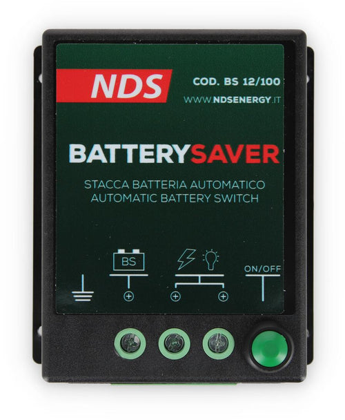 Automatisk batterifrakobler BS 12/100 12V 100A for bobil fra NDS Elettronica