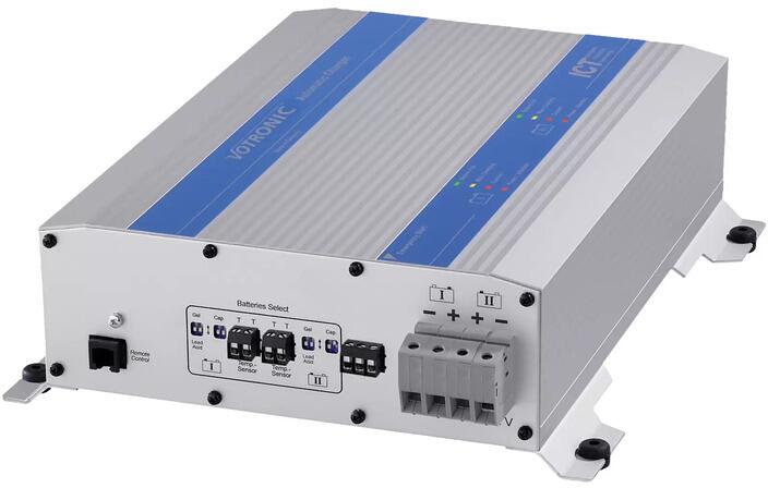 Automatisk batterilader VAC 1215/15 Duo 12V 480W 15A fra Votronic montert