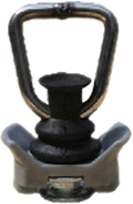 Automotive-fitting stål forsinket 400 daN 65 mm - Zurrschienen.com forfra