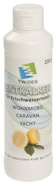 Avkalker for ferskvannssystem sitronsyre 200g - TW-DES forfra