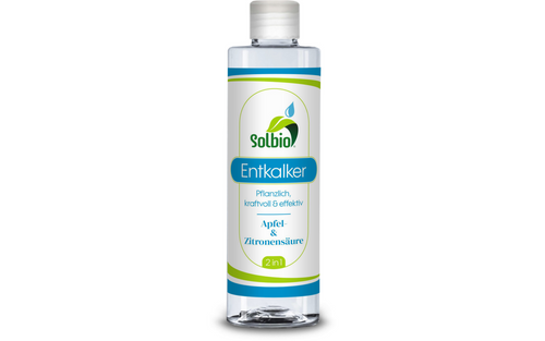 Avkalker for vanntank boiler og kassettoalett 250 ml Solbio flaske narmbilde