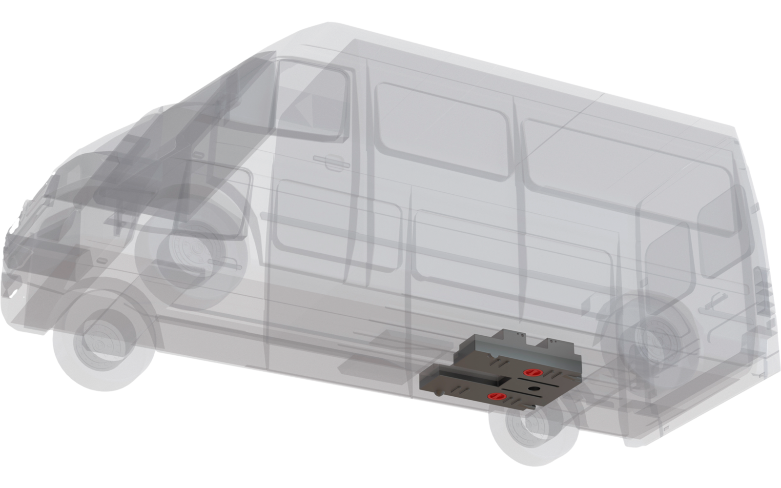 Avløpstank 100 l for Fiat Ducato Peugeot Boxer og Citroën Jumper - Aplast nærbilde