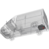 Montert Avløpstank 90 l for Ford Transit fra 2015, PE - Aplast under bil