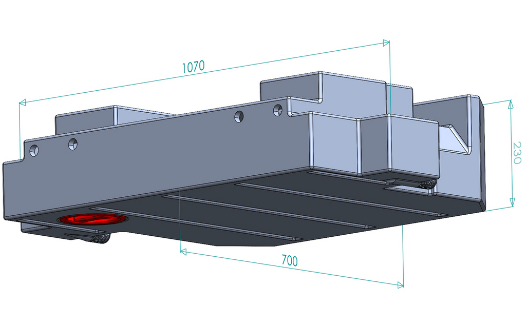 Montert Avløpstank 95 l for Sprinter, MAN TGE - Aplast