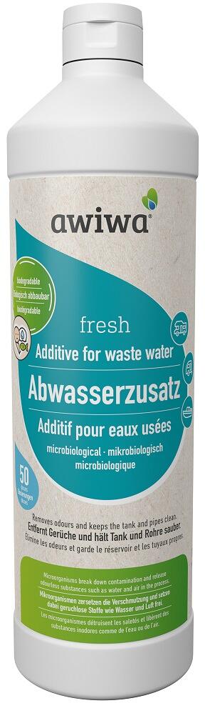 Avløpstank-tilsetning mikrobiologisk 1 liter - Awiwa Fresh forfra