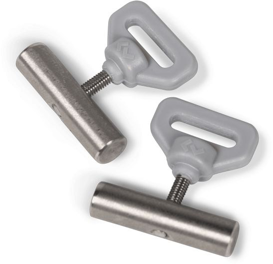 Awning Rail Stopper for forteltskinner 2-pack 6x50 mm - Dometic montert på skinne