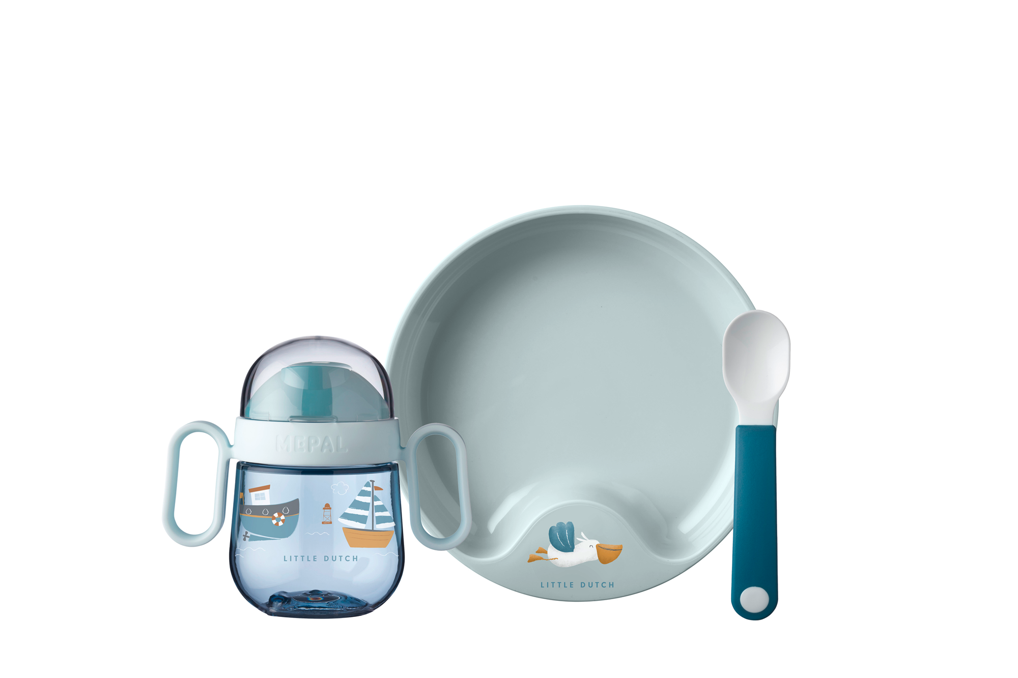 Babyservise-sett Mio 3-deler sailors bay 360 g fra Mepal