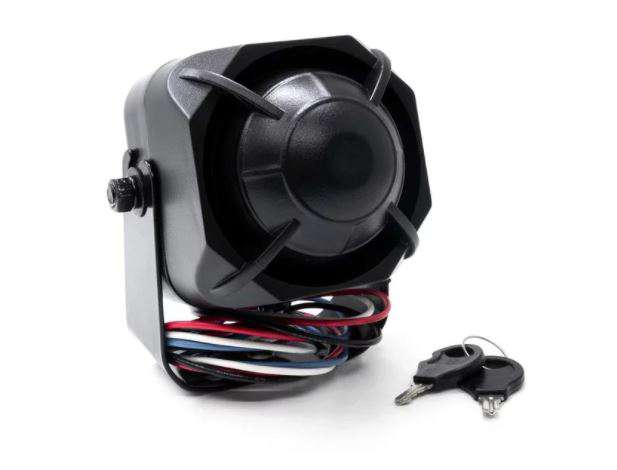 Backup-sirene for alarmsystem 105 dB 12x12x12 cm Thitronik forfra