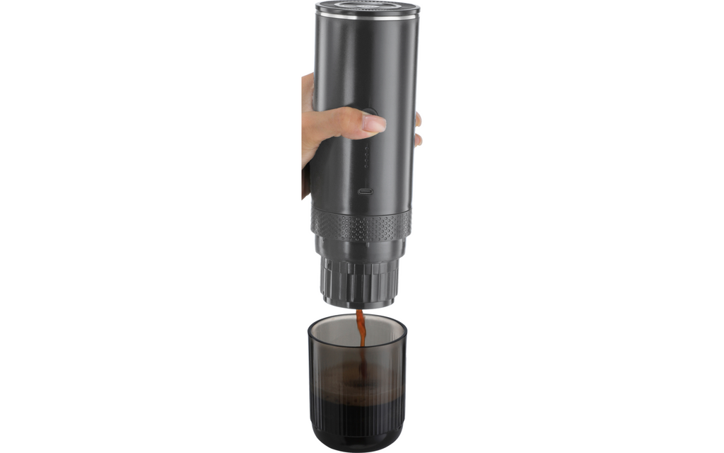 Bærbar espressomaskin med oppladbart batteri USB - EspressoTime nærbilde av pumpe