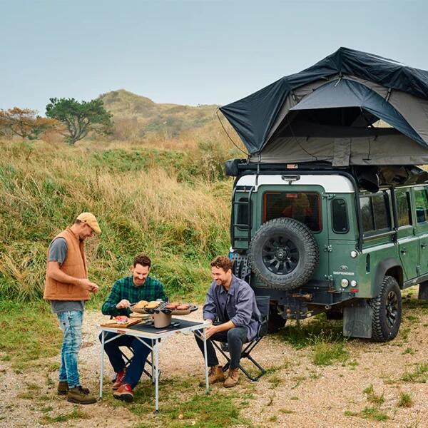 Bærbar gassgrill BBQ 3.0 med piezotenning i pakket tilstand