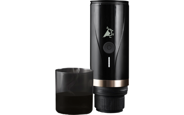 Bærbar kaffemaskin for kapsler og malt kaffe med batteri - Aqiila