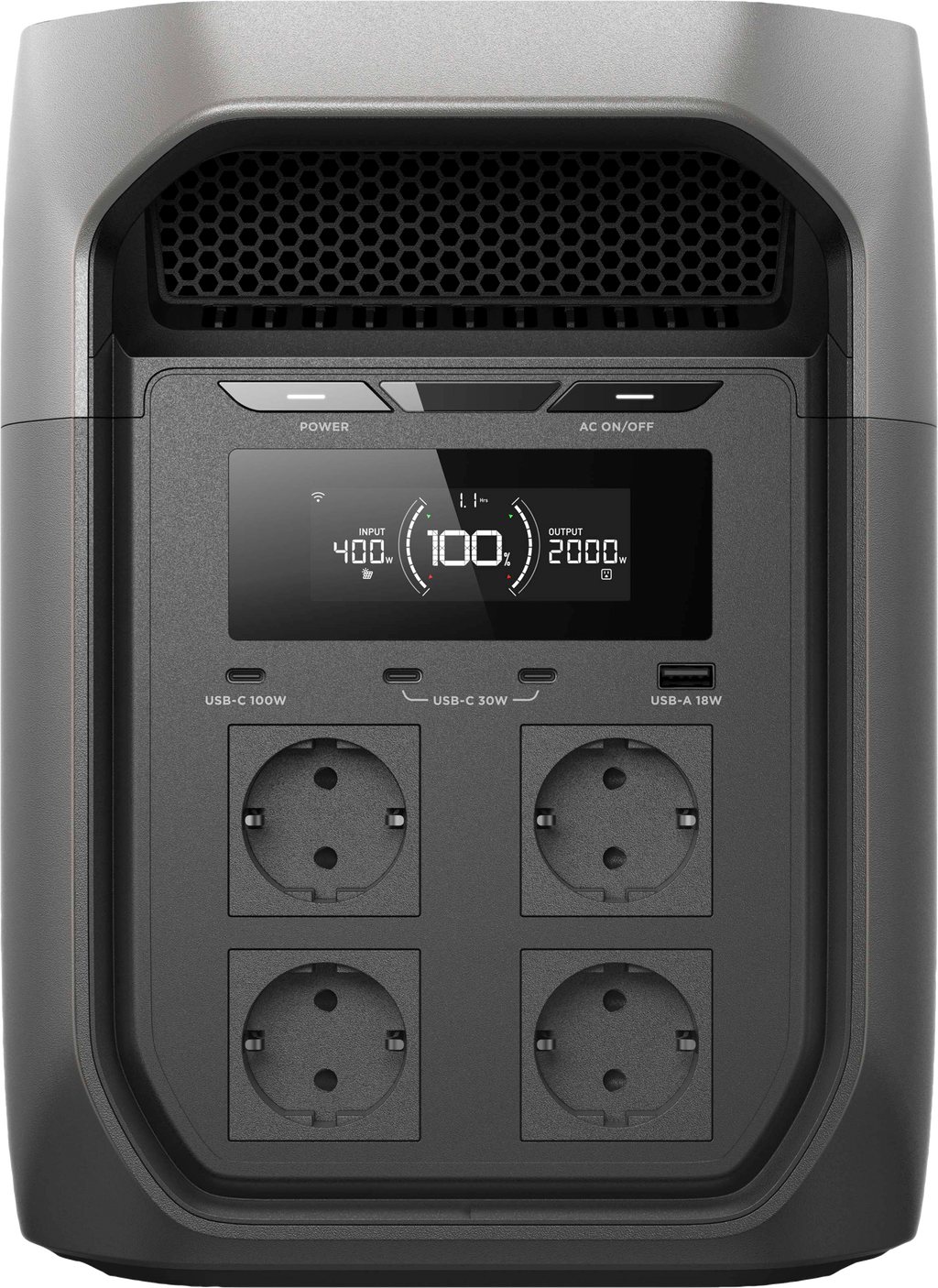 Bærbar kraftstasjon Delta 3 Max Plus 2048 Wh 2400 W forside