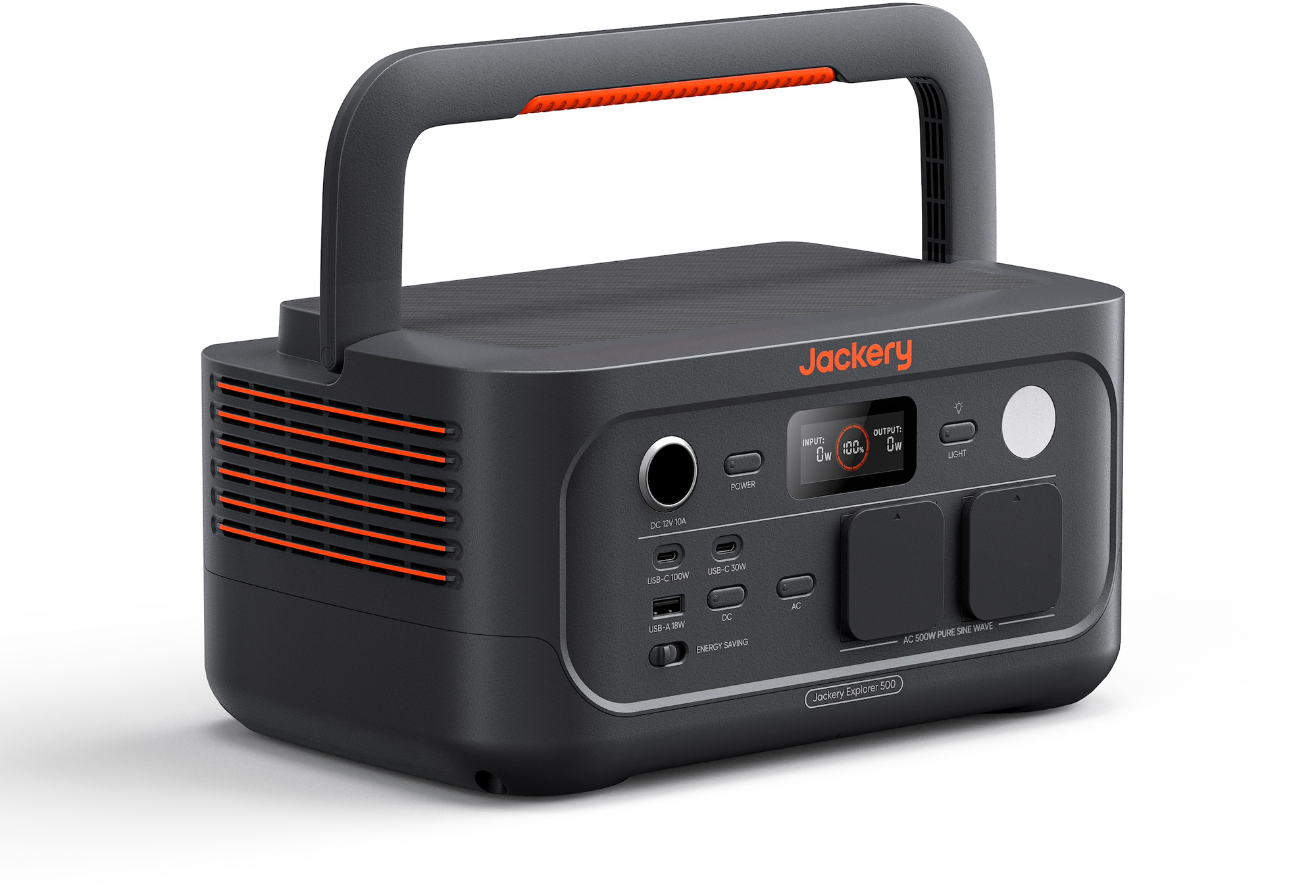Bærbar powerstation Explorer 500 v2 512 Wh 500 W LiFePO4 forfra
