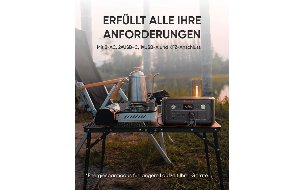 Bærbar powerstation Explorer 500 v2 512 Wh 500 W LiFePO4 pakket ned