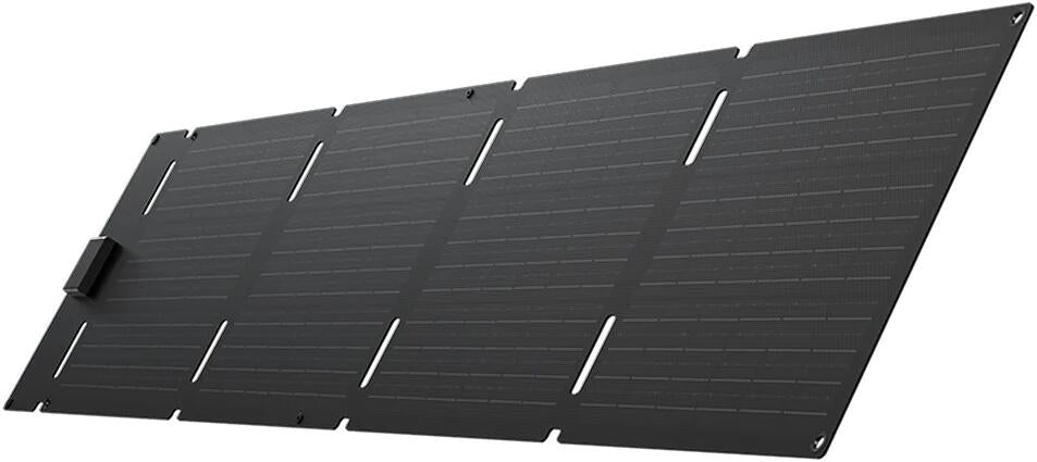 Bærbart solcellepanel 60W med USB-C Ecoflow forfra