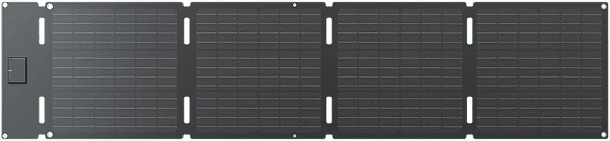 Bærbart solcellepanel 60W med USB-C Ecoflow bakside