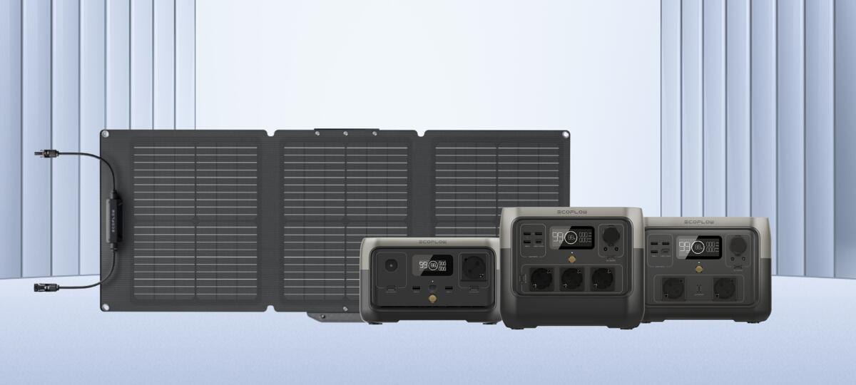 Bærbart solcellepanel monokrystallinsk silisium - Ecoflow