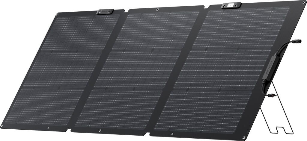 Bærbart solcellepanel NextGen 160W monokrystallinsk forfra