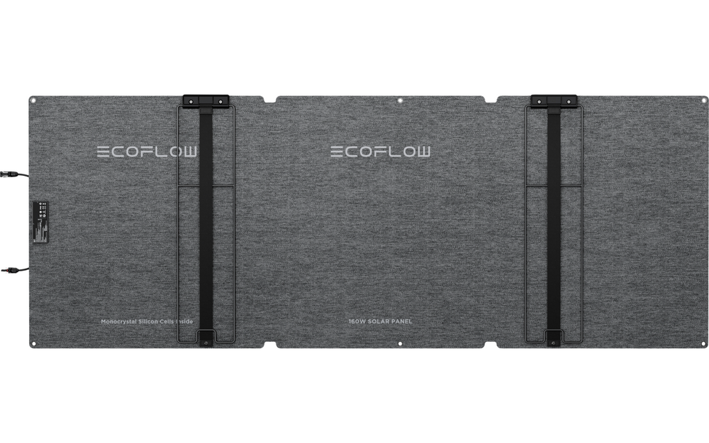 Bærbart solcellepanel NextGen 160W monokrystallinsk 5,6 kg - EcoFlow