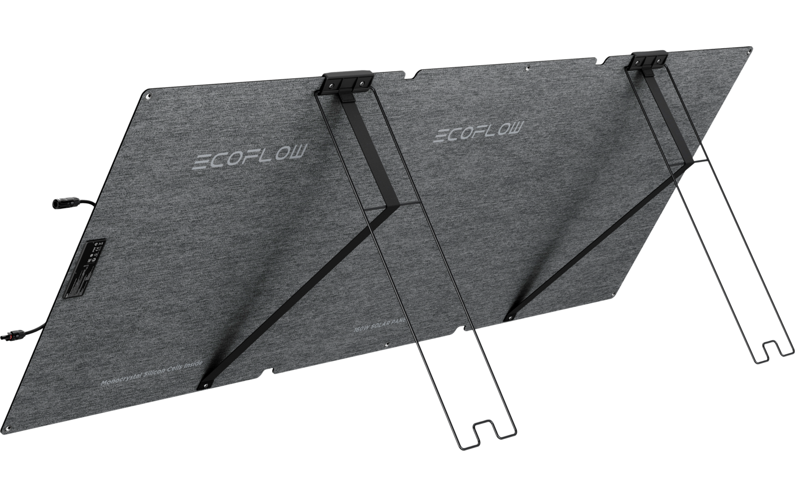 Bærbart solcellepanel NextGen 160W monokrystallinsk 5,6 kg - EcoFlow