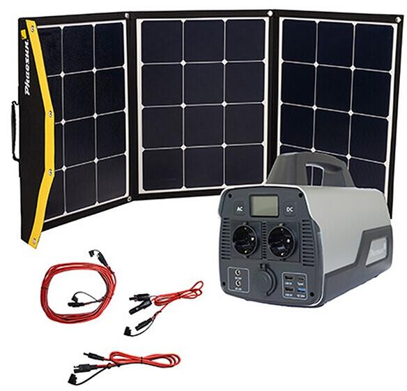 Bærbart solcellesett Energy Generation Kit 135W med solcelleveske for camping