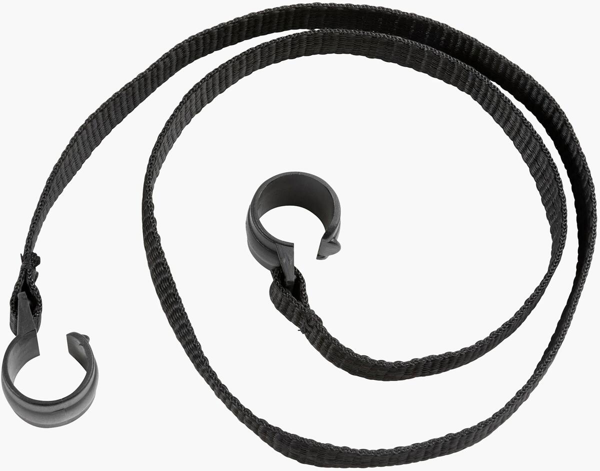 Bærestropp for campingmøbler 75 cm 16-22mm svart forfra