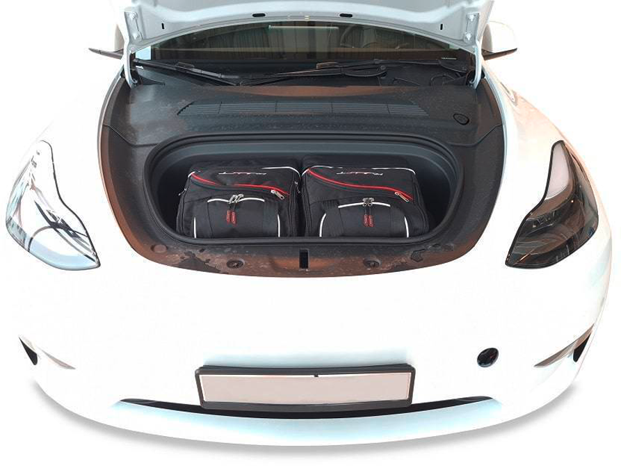 Bagasjeromsvesker 2-delers sett for Tesla Model Y Frunk 2020–2022 - KJUST forfra