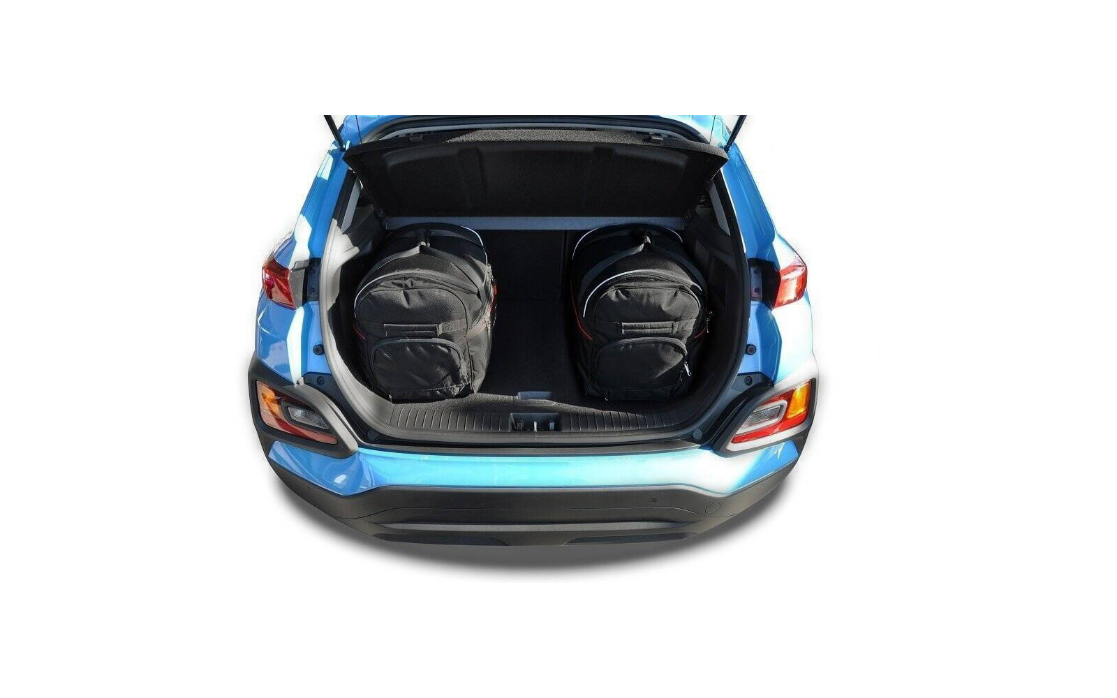 Bagasjeromsvesker 3-delers sett for Hyundai Kona 2017–2022 - KJUST bakside