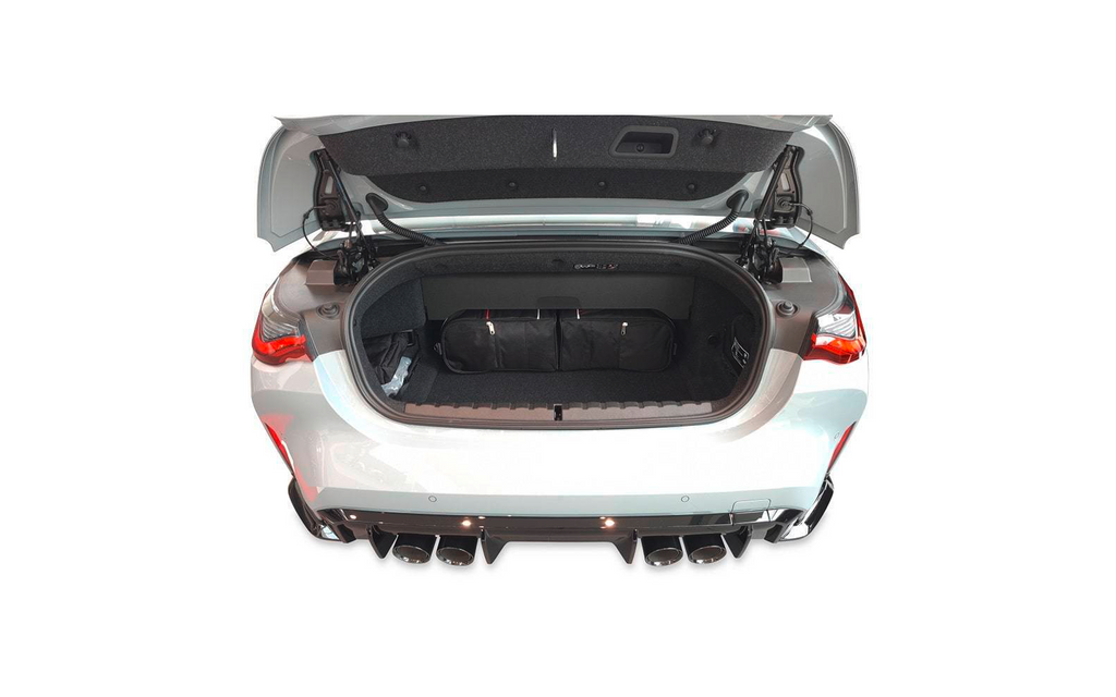 Montert Bagasjeromsvesker 4-delers sett for BMW 4-serie Cabriolet G23 fra 2020 i bilens bagasjerom