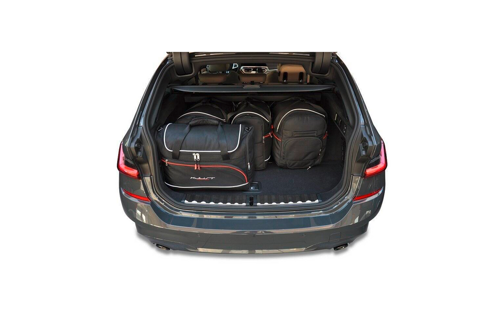 Bagasjeromsvesker 5-delers sett for BMW 3-serie Touring G21 bakside