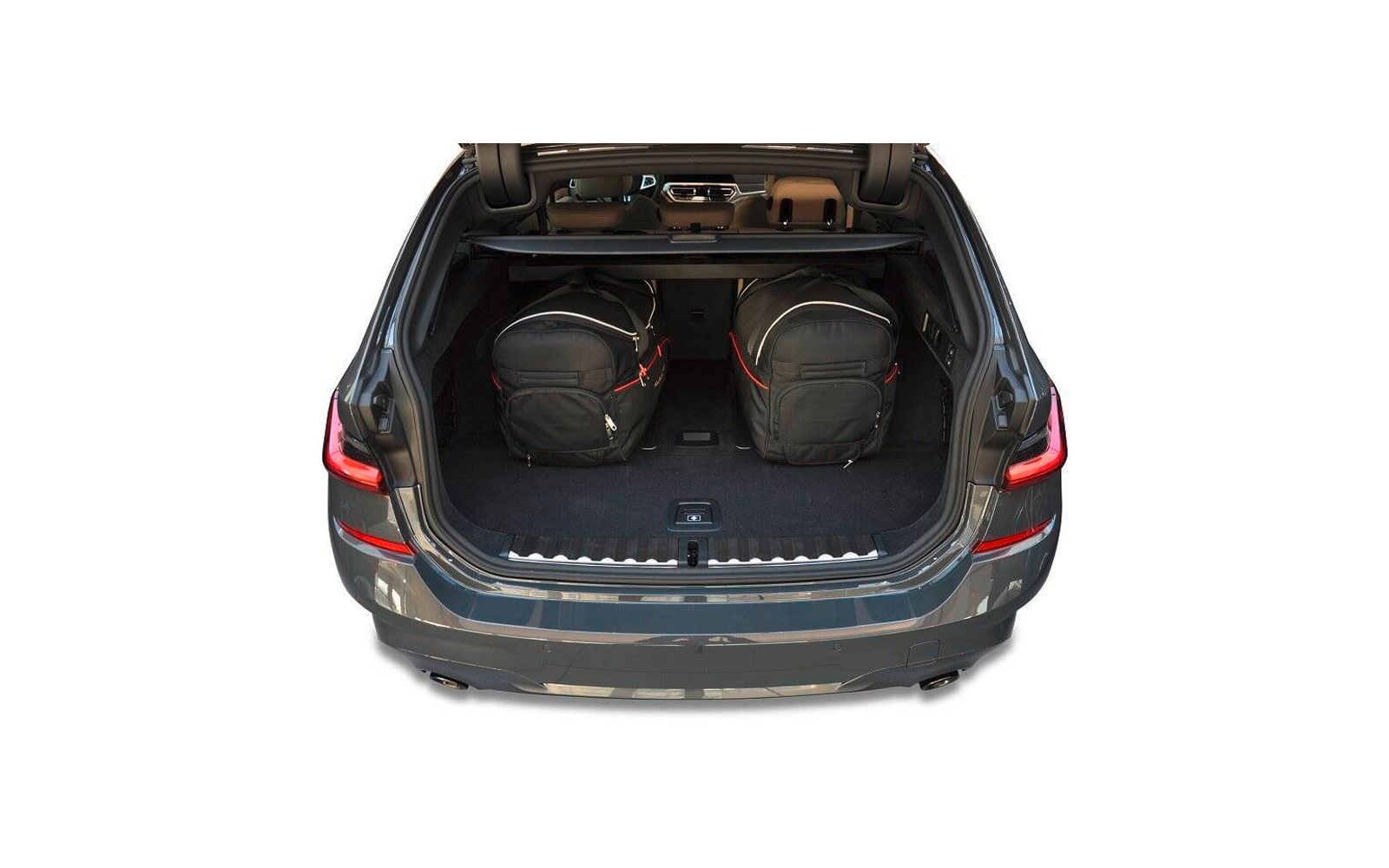 Montert Bagasjeromsvesker 5-delers sett for BMW 3-serie Touring G21 i bagasjerom