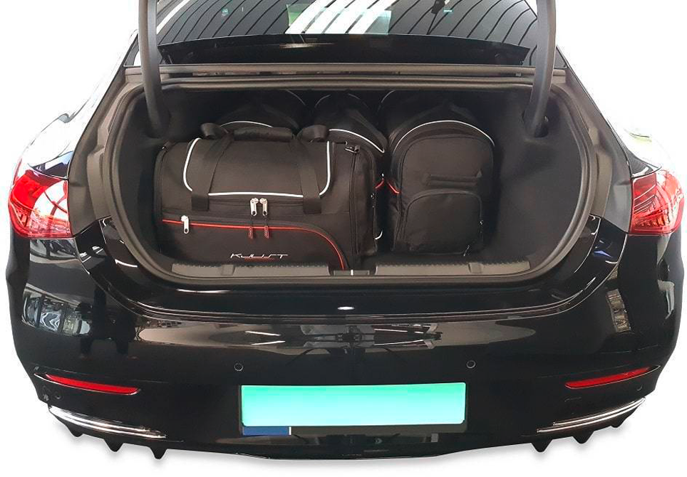 Bagasjeromsvesker 5-delers sett for Mercedes-Benz EQE fra 2022 forfra