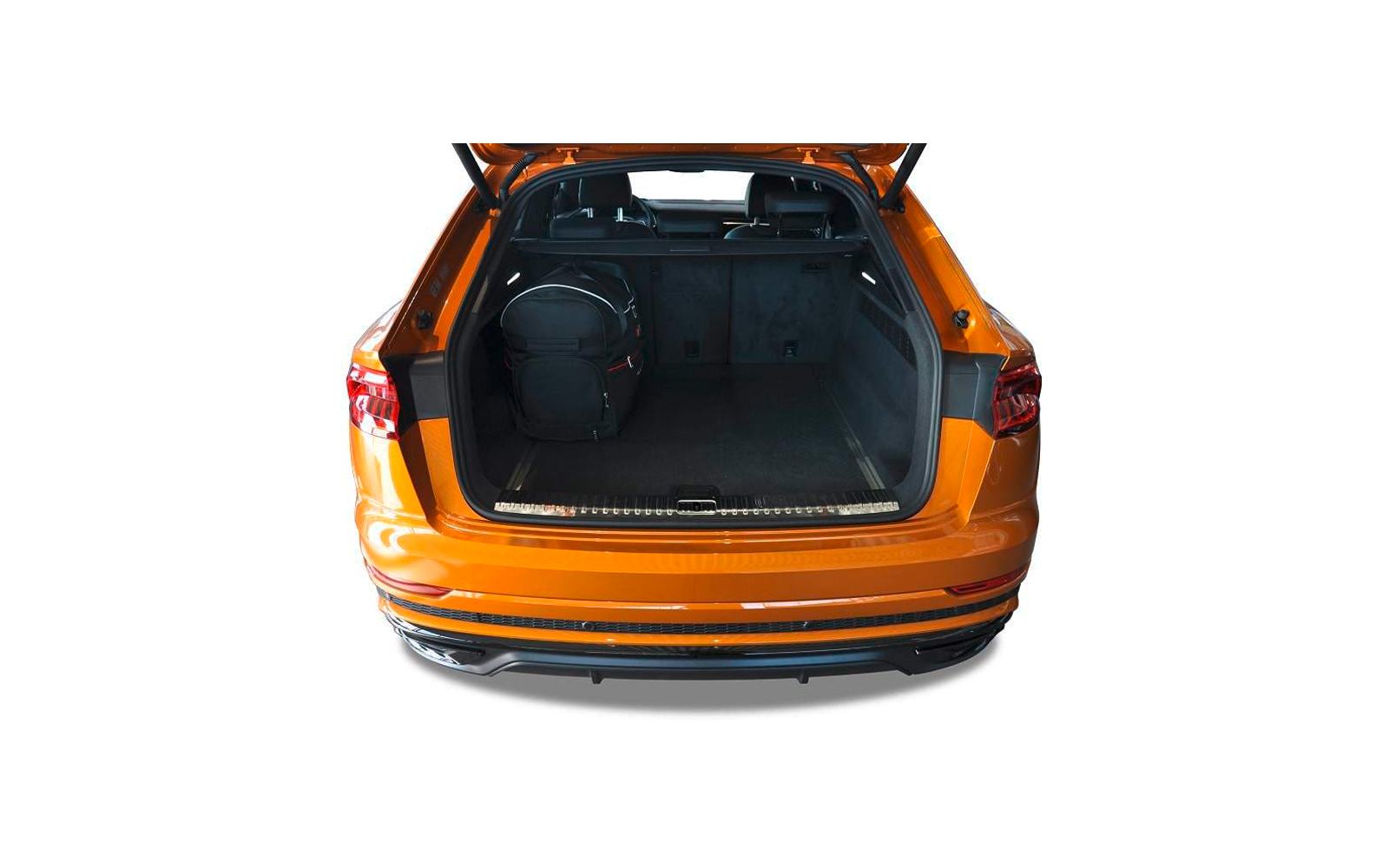 Sidevisning av Bagasjeromsvesker 5-delers sett for Audi Q8 fra 2018 - KJUST