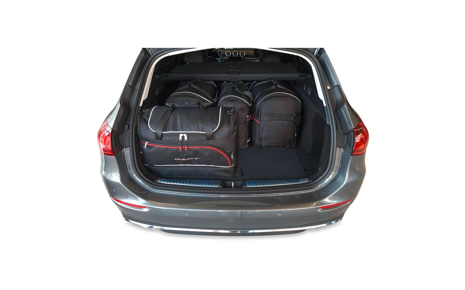 Montert Bagasjeromsvesker 5-delers sett for Mercedes-Benz C-Klasse S206 i bil